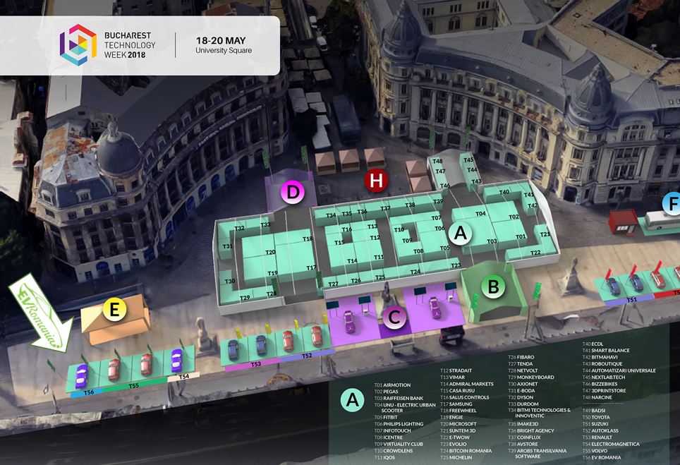 EV Romania expo map