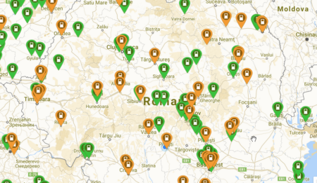 % Crestere nr. statii de incarcare ptr VE in Romania in ultimele 6 luni 2018